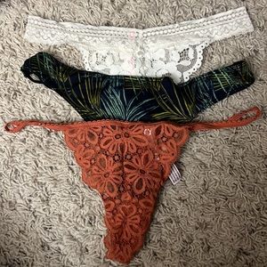Victoria’s Secret lot of 3 panties